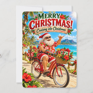 Santa’s Merry Adventures | Cruising into Christmas Holiday Card