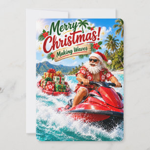 Santa’s Merry Adventures   Making Waves Holiday Card