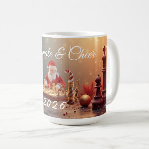 Santa’s Next Move – Funny Chess Christmas Mug for 