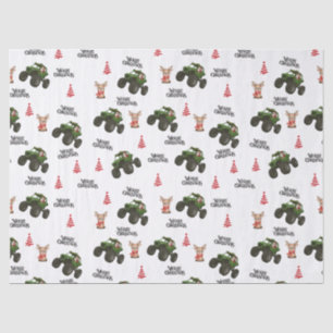 Santa’s Off-Road Christmas Tissue Paper