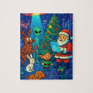 Santa’s Out-of-This-World Christmas Jigsaw Puzzle