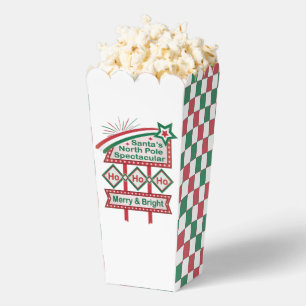 Santa’s Retro Marquee – Ho Ho Ho Merry & Bright Favor Box