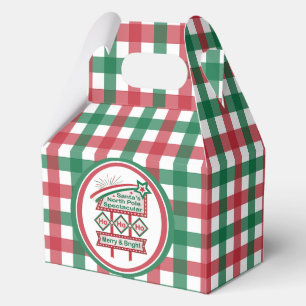 Santa’s Retro Marquee – Ho Ho Ho Merry & Bright Favor Box