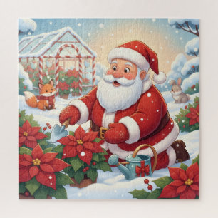 Santa’s Secret Winter Garden Jigsaw Puzzle