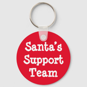 Santa’s Support Team Keychain