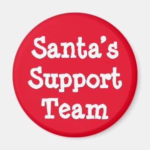 Santa’s Support Team Magnet