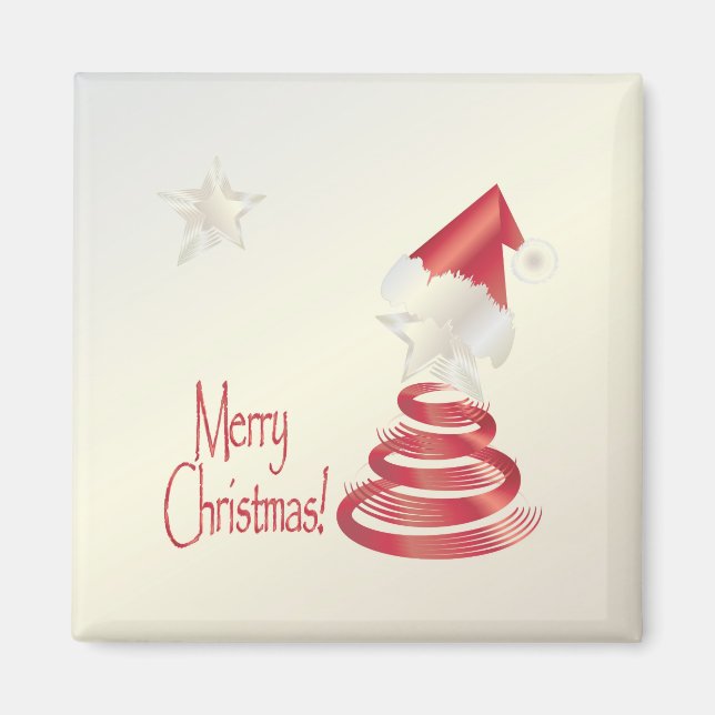 Santa s Tree Magnet (Front)
