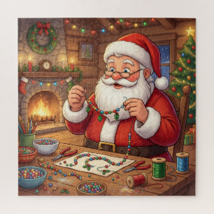 Santa’s Workshop: Christmas Jewelry Making Jigsaw Puzzle