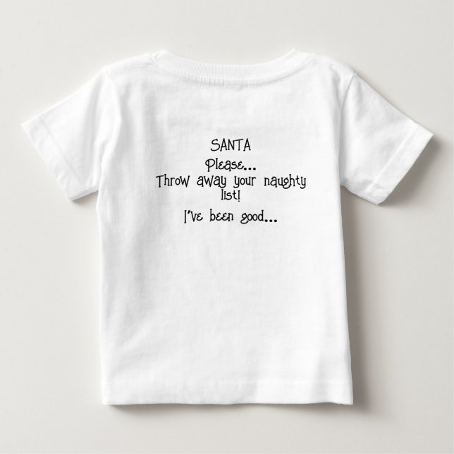 Santa Saw You Kids Tee (Back)
