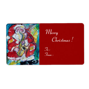 SANTA & SAX, CHRISTMAS JAZZ PARTY Red