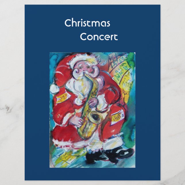 SANTA & SAX FLYER (Front)