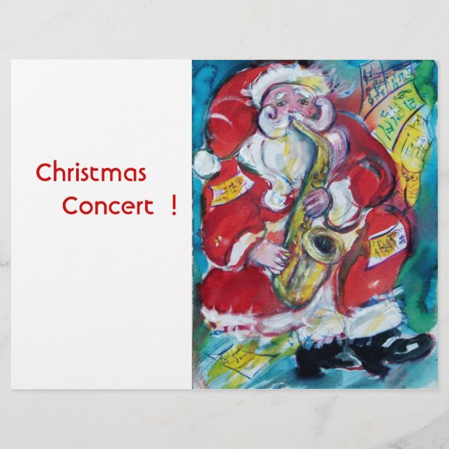 SANTA & SAX FLYER (Front)