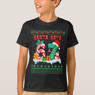 Santa Says 67 Christmas Ugly Sweater 6 7 Six Seven