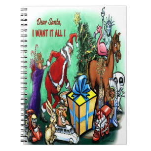 Santa Scene Notebook