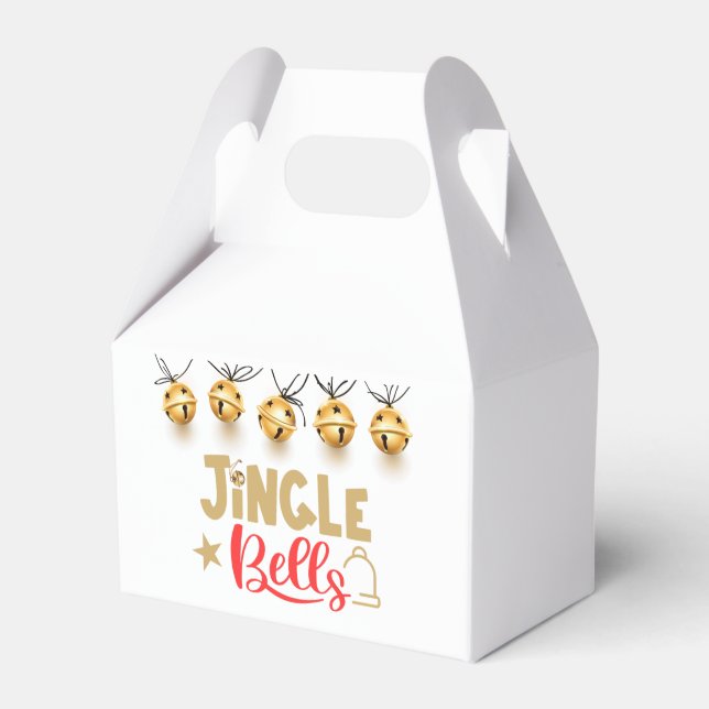 Santa Secret Jingle Bells Favour Gift Box (Front Side)