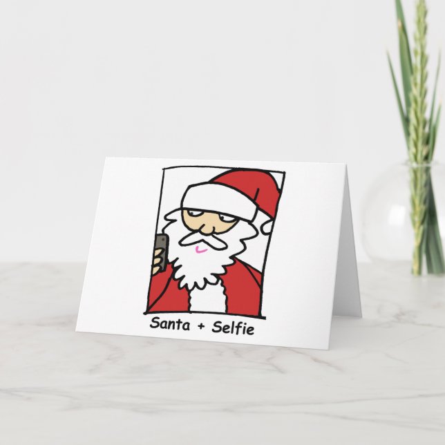 Santa Selfie Holiday Card (Front)