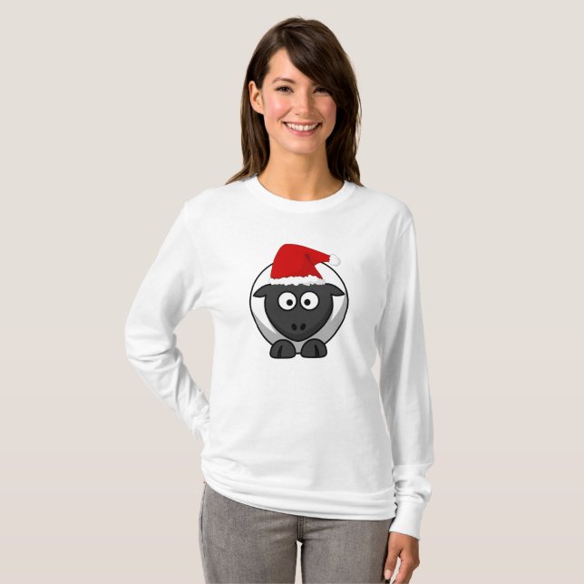 Santa Sheep T-Shirt (Front Full)