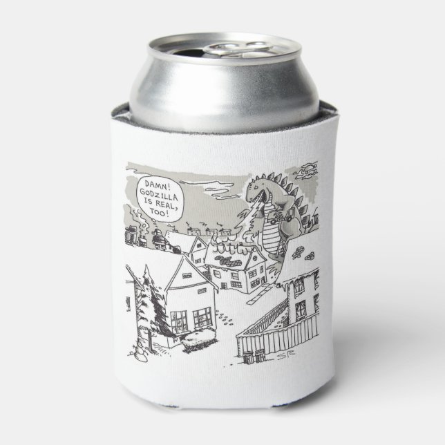 Santa Shock can cooler (Can Front)