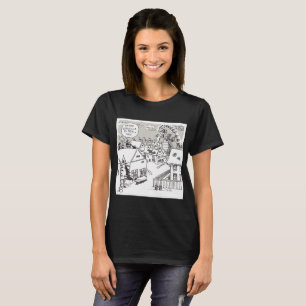 Santa Shock women black T-shirt