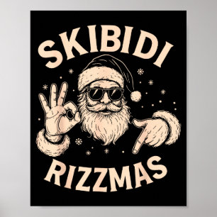 Santa Six Seven Meme 67 Hands Sign Rizz Skibidi Ri