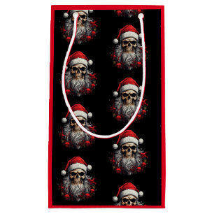Santa Skull Gift Bag (Red)