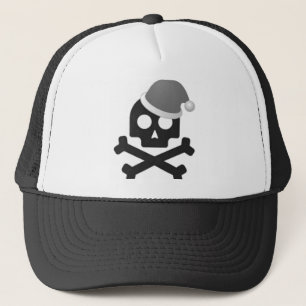 Santa Skull Trucker Hat