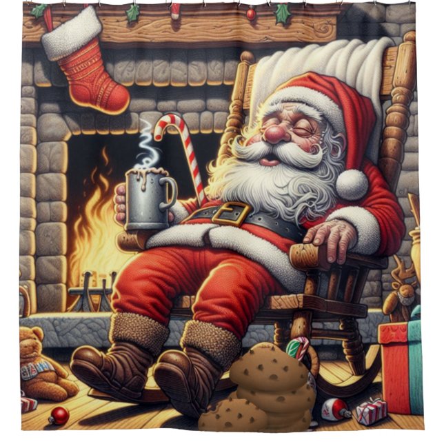 Santa sleeping Christmas (Front)
