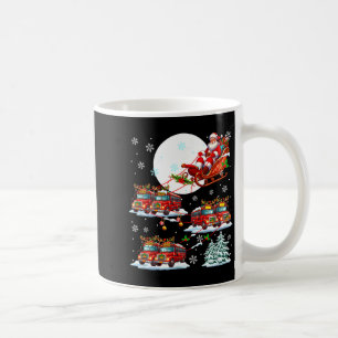 Santa Sleigh Reindeer School Buses Matching Driver Coffee Mug