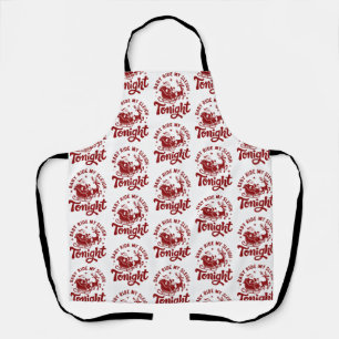 Santa Sleigh Snarky Christmas Sarcastic Humor Apron