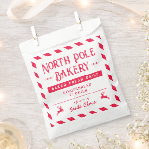 Santa Snack Personalized Christmas Party Favour Ba Bag