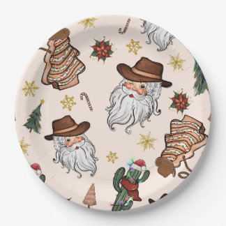 Santa Snacks Paper plate