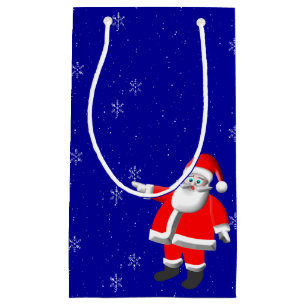 Santa Snow Gift Bag