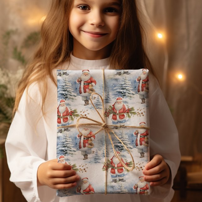  Santa Snow Wrapping Paper (Creator Uploaded)