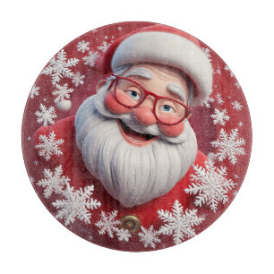 🎅 Santa Snowflake Joy Home Style 🎄 Cutting Board