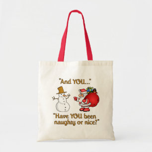 Santa & Snowman bag - choose style & colour
