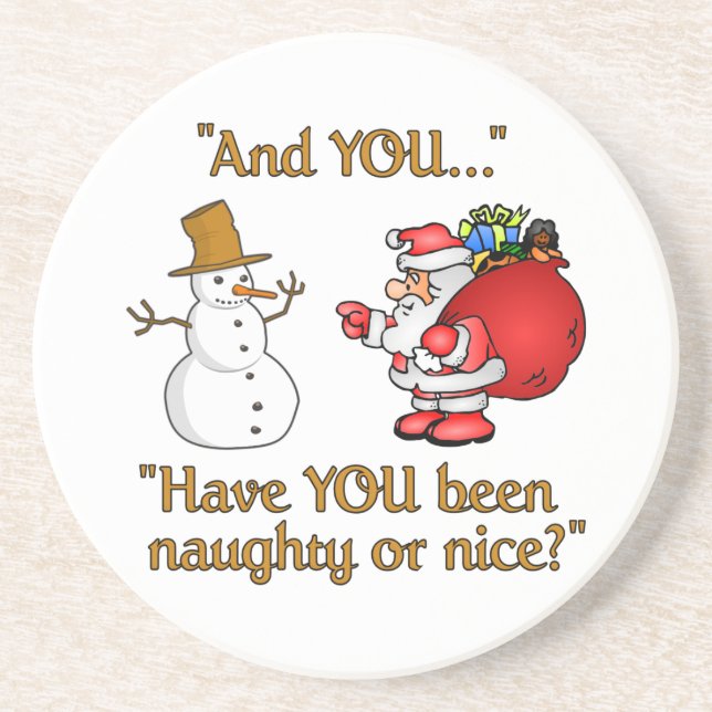 Santa & Snowman coaster (Front)