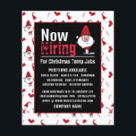 Santa & Snowman, Seasonal Recruitment Advertising Flyer<br><div class="desc">Santa & Snowman,  Seasonal Recruitment Advertising Flyers By The Business Card Store.</div>