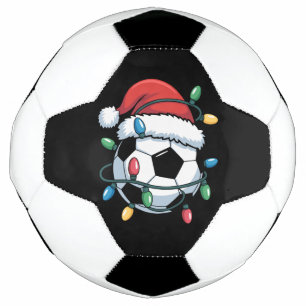 Santa Soccer Ball Sports Christmas Soccer Player