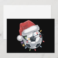 Santa Soccer Ball Sports Christmas Soccer Player