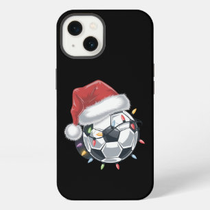 Santa Soccer Ball Sports Christmas Soccer Player  iPhone 13 Case