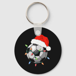 Santa Soccer Byll Shirt Men Youth Boys Christmas P Keychain