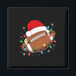 Santa Sports Design For Men Boys Christmas Footbal Magnet<br><div class="desc">Santa Sports Design For Men Boys Christmas Football Player</div>