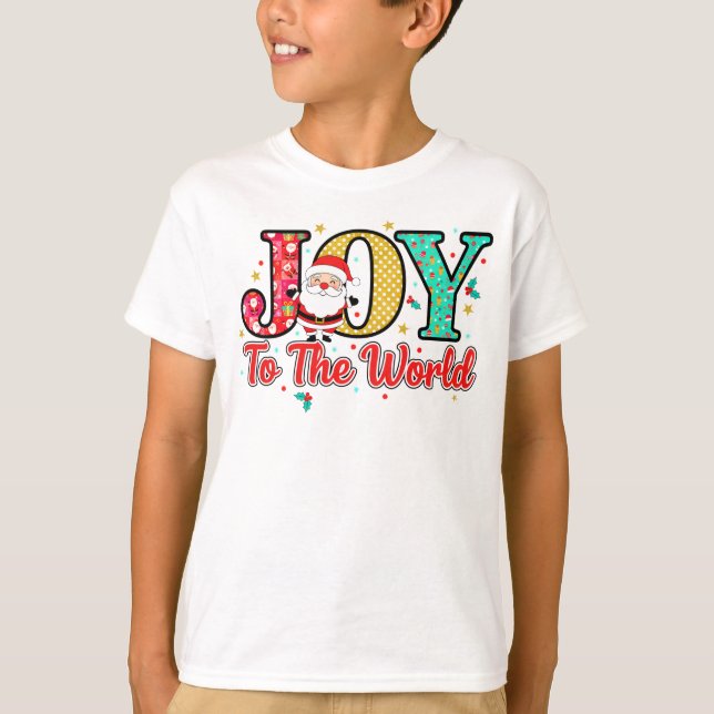 Santa Squad Gingerbread Crew Christmas T-Shirt (Front)