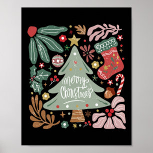 Santa Squad Merry Christmas Xmas Family Pyjamas Ho Poster