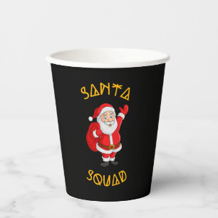 Santa Squad Paper Cups