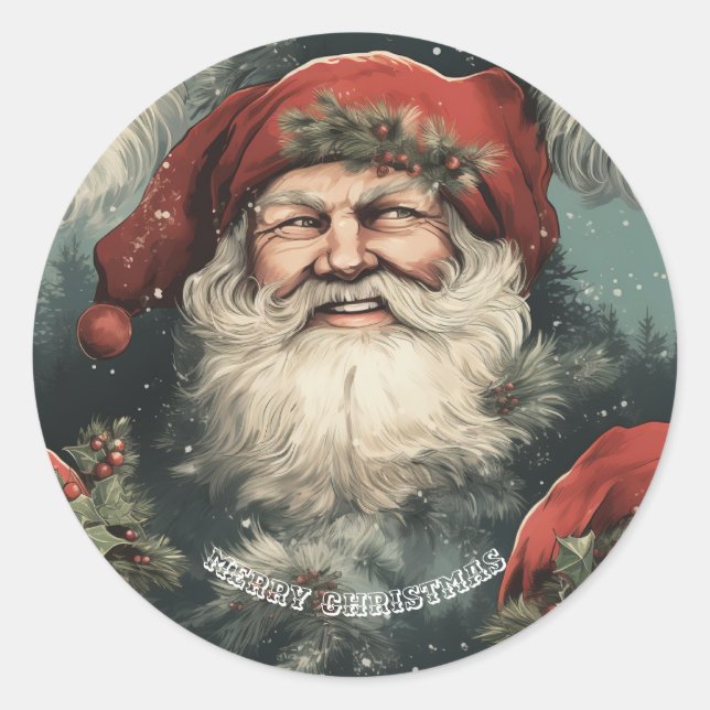 Santa Sticker (Front)