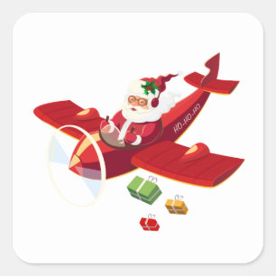Santa Stickers