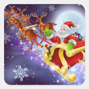 Santa Stickers
