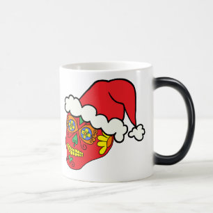 Santa Sugar Skull Magic Mug