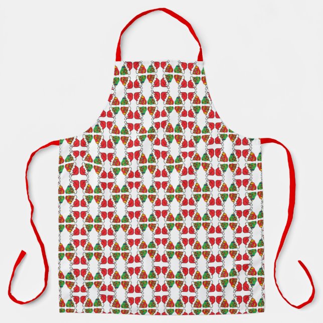 Santa Sugar Skulls Apron (Front)